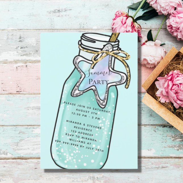 Invitation Fête de la plage d'été (Créateur téléchargé)
