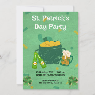 Invitation Fête de la Saint-Patrick