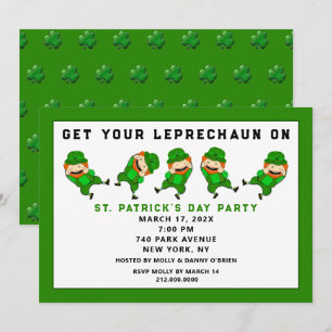 Invitation Fête de la Saint-Patrick