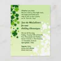 Fête de la Saint-Patrick Fête de la famille Shenan