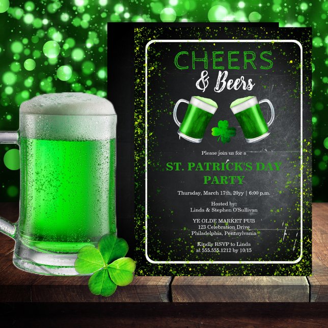 Invitation Fête de la Saint-Patricks (Créateur téléchargé)
