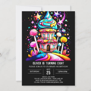 Invitation Fête de la sueur lunaire Anniversaire