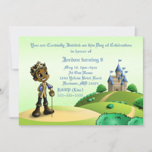 Invitation Fête de l'Anniversaire Africain-Américain