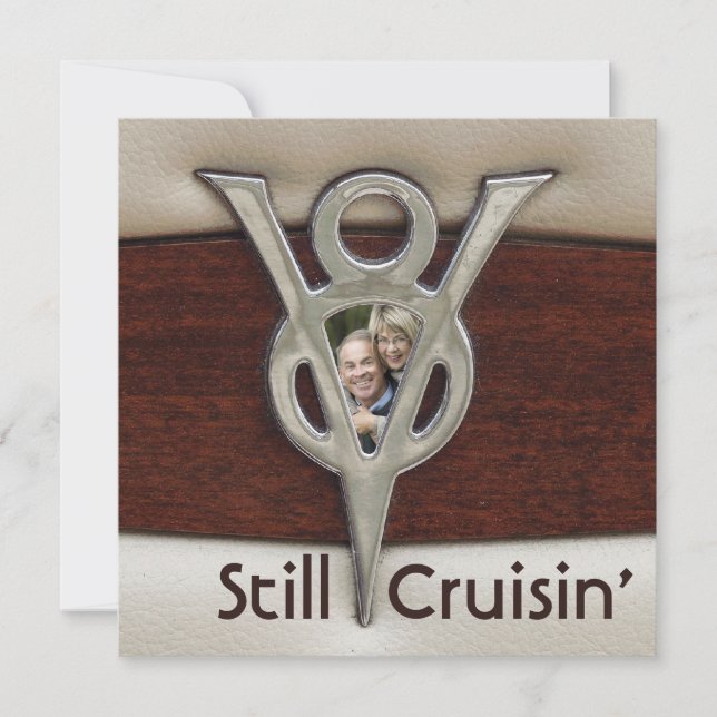 Invitation Fête de l'anniversaire de la croisière en couple (Devant)