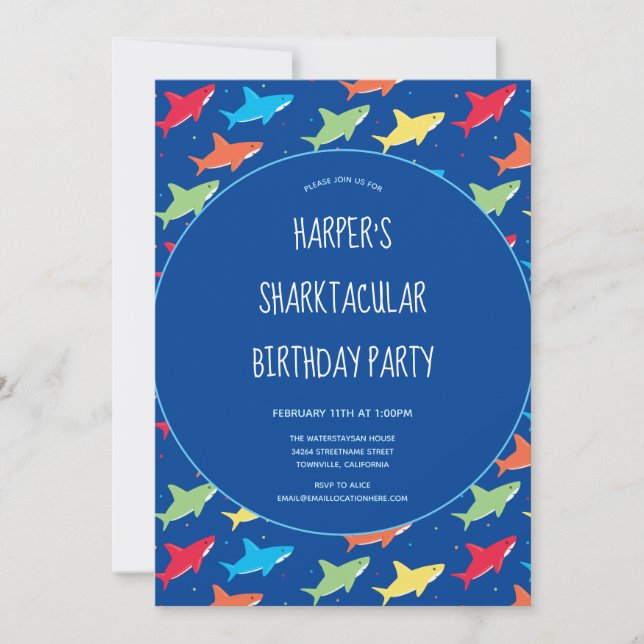Invitation Fête de l'anniversaire du caricaturiste-amateur po (Devant)