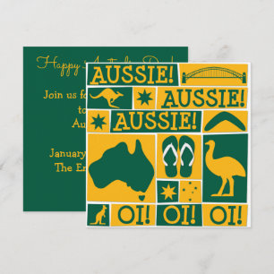Invitation Fête de l'Australie