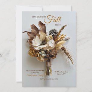 Invitation Fête de l'automne