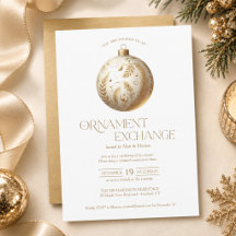 Fête de l'échange d'ornements de Noël