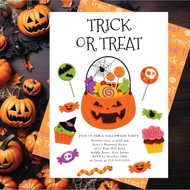 Invitation Fête de l'Halloween (Créateur téléchargé)
