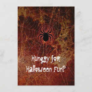 Invitation Fête de l'Halloween de la faim