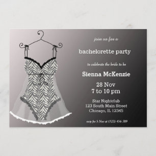 Invitation Fête de lingerie