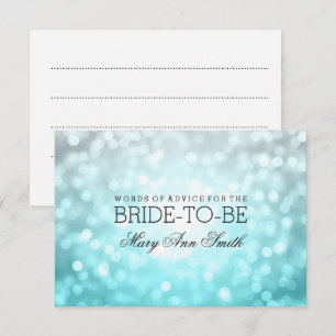 Invitation Fête de l'mariée Advice Beach Ombre Parties scinti