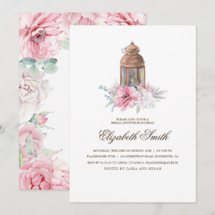 Invitation Fête de l'mariée Florale