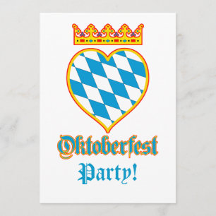 Invitation Fête de l'Oktoberfest