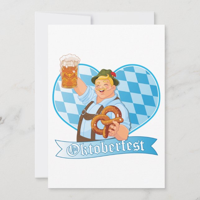 Invitation Fête de l'Oktoberfest (Devant)