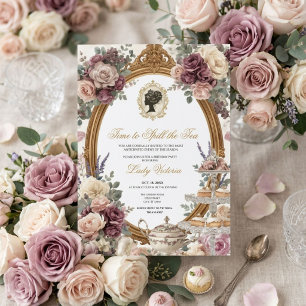 Invitation Fête de mariage automnale : C'est l'heure de dévoi