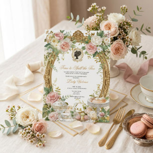 Invitation Fête de mariage automnale : l'heure de dévoiler le