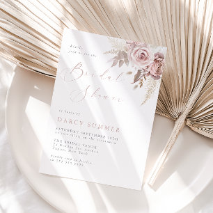 Invitation Fête de mariage Blush Bloom