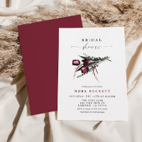 Fête de mariage Burgundy Flower Bunch