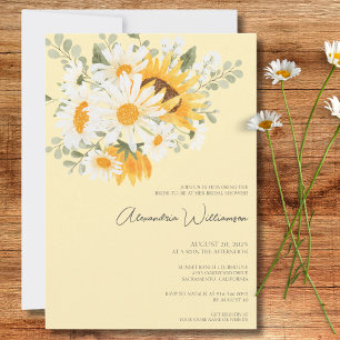 Invitation Fête de mariage champêtre avec aquarelles de margu
