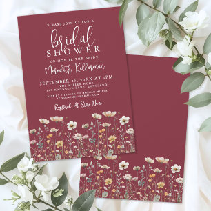Invitation Fête de mariage champêtre en Bourgogne
