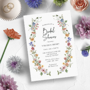 Invitation Fête de mariage colorée
