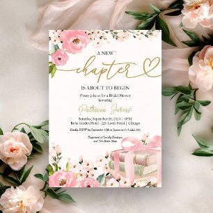 Invitation Fête de Mariage de A New Chapter Books