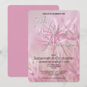 Invitation Fête de mariage et d'anniversaire de mariage aux f