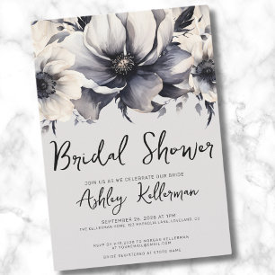 Invitation Fête de mariage floral aquarelle élégante