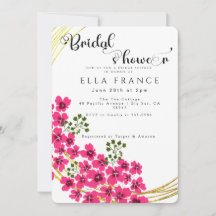 Fête de mariage floral aquarelle moderne