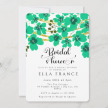 Fête de mariage floral aquarelle moderne