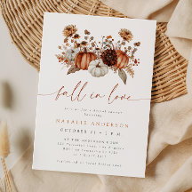 Fête de mariage Floral Citrouille Tombez amoureux