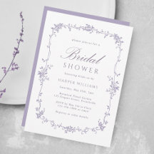Fête de mariage français victorien lavande florale
