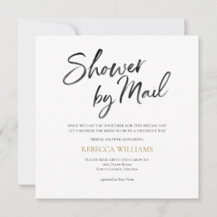 Invitation Fête de mariage Gold par la Poste