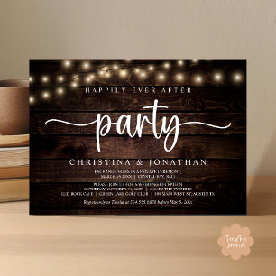 Invitation Fête de Mariage Heureux pour Toujours, Mariage Rus