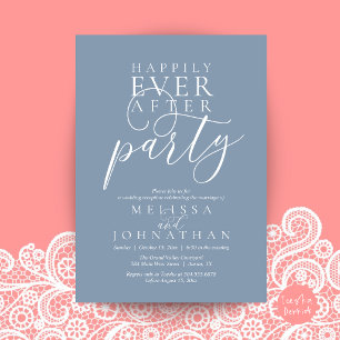 Invitation Fête de Mariage 'Joyeux Pour Toujours', Mariage Él