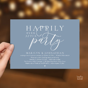 Invitation Fête de Mariage Moderne et Éternelle