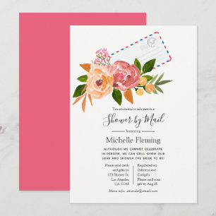 Invitation Fête de mariage ou de naissance Wildflower Spring