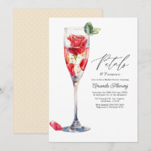 Fête de mariage Petals & Prosecco Champagne