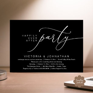 Invitation Fête de Mariage Pour Toujours, Dîner de Mariage Ro