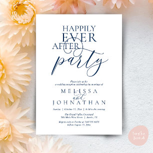 Invitation Fête de Mariage Pour Toujours, Mariage Moderne et