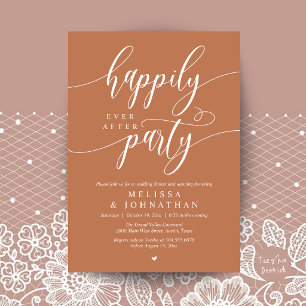 Invitation Fête de Mariage Pour Toujours, Réception de Mariag