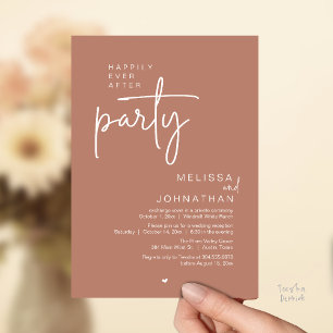 Invitation Fête de Mariage pour Toujours, Réception de Mariag