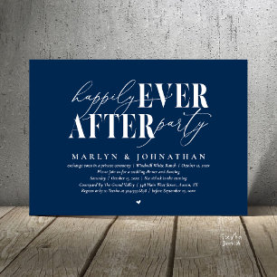 Invitation Fête de mariage Romance Mariage Heureux Pour Toujo