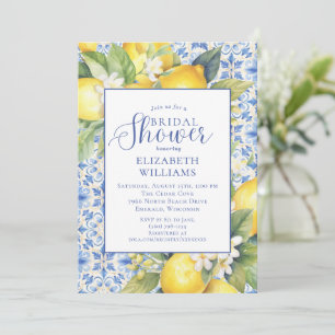 Invitation Fête de mariage sur la Côte d'Amalfi en Méditerran