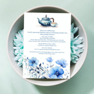 Invitation Fête de Mariage sur le thème du Jardin de Thé Flor
