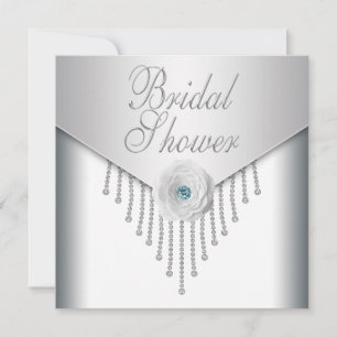 Invitation Fête de mariage White Rose