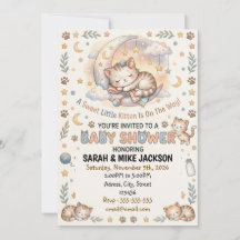 Fête de Naissance Adorable sur le Thème du Chat à