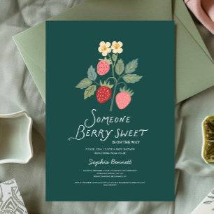 Invitation Fête de Naissance Bouquet de Fleurs de 
