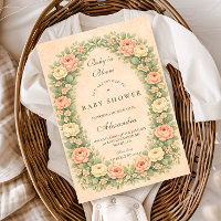 Fête de Naissance dans un Jardin de Roses Sages au